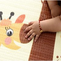 宝宝爬行垫加厚婴儿童爬爬垫无味可折叠拼接泡沫地垫客厅家用垫子 (双A面A新A款)图A案随机 0.5米*1.8A米*1厘A