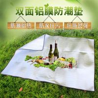 双面铝膜户外防潮垫加厚单人双人多人帐篷地垫沙滩草坪野炊野餐垫 1.5米*2米 厚3毫米 送收纳袋