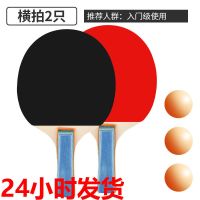 乒乓球拍初学者马龙乒乓球拍同款一副专业级护边比赛专用乒乓球拍 入门级球拍一对(送3球)