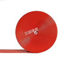 无胶性无粘性PVC塑料带 阻燃绝缘彩带挤塑带电工胶带 相色带 红色 18mm宽厚0.22mm