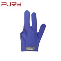 FURY台球杆全指手套防滑透气舒适时尚桌球手套台球用品 蓝色