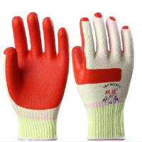 狼行记双狼胶片浸胶耐磨钢筋建筑工作共境地带胶胶皮劳保手套 双狼胶片手套(12双)