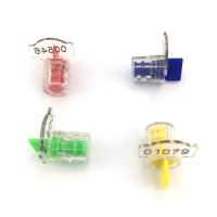 塑料铅封一次性电表水表加油机计量铅封锁扣旋转式施封锁防盗封签 10个随机颜色空白