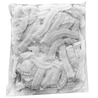 一次性浴帽女防水洗澡加厚帽子美容院专用发膜焗油帽加热染发头套 100只浴帽