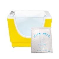 一次性婴儿浴盆浴缸膜套泡澡袋子木桶塑料洗澡袋母婴浴缸袋子 一次性婴儿泡澡袋