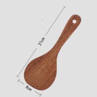 家用无漆木铲子创意厨房长柄鸡翅木锅铲不粘锅专用铲子炒菜木铲子 饭勺