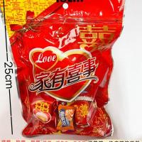 [结婚伴手礼]结婚喜糖婚庆袋装糖果礼包喜糖混装2斤/1斤/0.5斤 250克家有喜事袋装(30颗))