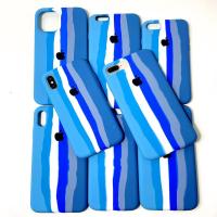 苹果11手机壳12/6/7/8防摔xr全包xsmax硅胶11pro软壳7plus保护套 蓝色[彩虹款] 苹果11PRO[