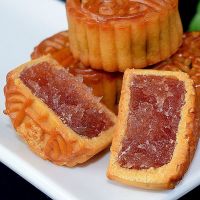 [买12个送24个]广式月饼莲蓉味蛋黄水果味豆沙五仁中秋月饼批发 水果味混合 买3个送3个(共6个)不划算