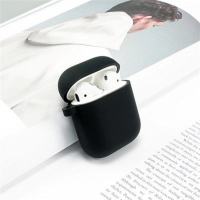 柠檬茶airpods保护套适用Airpods2苹果蓝牙三代耳机壳pro硅胶情侣 黑色+[挂钩] airpods 1/2代