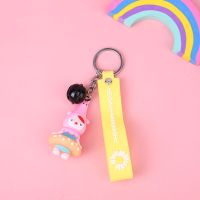 泡泡玛特手办盲盒挂件女生版模型摆件少女心公仔钥匙扣周边小玩具 泡泡玛特--随机1小盒