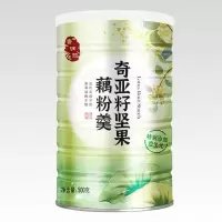 奇亚籽坚果藕粉羹颗粒藕粉代餐饱腹同款杯子勺子 鲁润颜奇亚籽坚果藕粉1罐