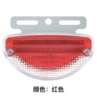 24V大货车边灯侧灯防水倒车灯挂车LED超亮照地防水示宽灯腰灯强光 诺24V单排照地边灯[红]