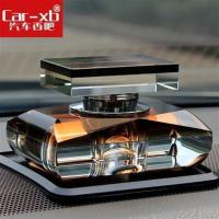 汽车香水座高档车用香水车载香水座水晶汽车香水瓶创意车内摆件 绅士-古茶色 古龙味