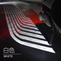 摩托车灯底盘投影灯翅膀led彩灯改装配件踏板尾灯电动车灯led强光 M2白色(一对价)