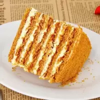 []俄罗斯风味提拉米苏蜂蜜奶油千层生日蛋糕400克甜品 原味(400克) 单独一个(不)