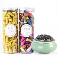 潭香 檀香 家用睡觉安神香 助眠谭香家用室内楦香熏香驱蚊坛香 米白色 [混合体验装]200粒送香炉