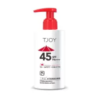 丁家宜清爽防晒霜SPF45大瓶200ml男女防晒霜学生军训防水防汗全身 45倍防晒