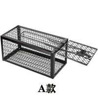 抓老鼠笼捉老鼠夹器灭鼠神器粘鼠板家用全自动强力老鼠贴 1只装A款鼠笼(送花生+1张粘鼠板)