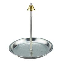 可伸缩不锈钢盘香架檀香架盘香薰香炉环香架蚊香盘 大号加厚三节升降盘一个