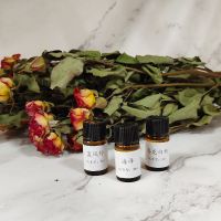 香薰蜡烛专用香精diy手工制作大豆蜡香薰材料玻璃容器蜡烛 3ml试香 玫瑰薄荷-清爽花香-淡