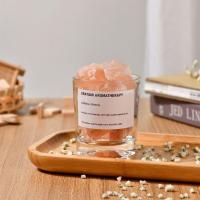 无火香薰精油扩香石室内家用卧室少女空气房间持久熏香摆件礼物 橙盐水晶(增强个人气场) [不含精油-纯晶石没香味]