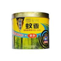 黑猫神4+1野外蚊香强效驱蚊虫户外郊外夜宿铁盖桶装特惠装 40单盘 1桶40盘