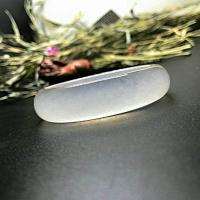 新疆白玉冰种玉镯羊脂玉级白玉手镯女士手饰 56--57