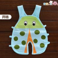 婴儿连体衣6夏季新生儿琵琶服9薄款宝宝夏装3男女婴儿爬服0-1-2岁 k181虫虫连体-蓝 66#[建议11-16斤宝宝