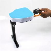 电动摩托车安全防护可折叠前置儿童座椅大踏板车小孩电车宝宝座椅 天蓝色+摩的单座