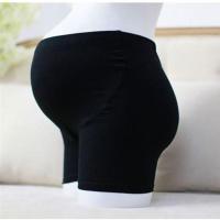 孕妇装韩版卡通小熊黑色体恤连衣裙宽松大码长款短袖上衣T恤裙女 黑色安全托腹裤 M码[80-110斤]