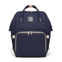 妈咪包2021新款时尚潮妈妈包双肩大容量母婴包外出宝妈带娃奶瓶包 紫色