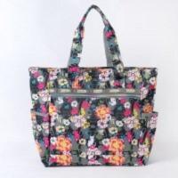 2021新款休闲布包单肩手提包大包包款女士防水帆布女包尼龙妈咪包 牡丹