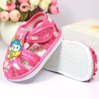 婴儿布鞋软底夏秋男女宝宝千层底学步鞋防滑透气0-1-2岁手工软底 经典大红色凉布低 面瘦底薄不建议买 内长11.5cm