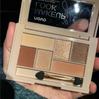 NOVO艺术大师六色眼影盘防水细腻服帖易上色不飞粉修饰眼部妆容女 1#可可慕斯 单品