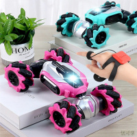[新品直营][送拼装积木]四驱越野车特技扭变车男孩攀爬车玩具遥控汽车玩具