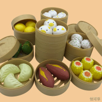 [新品直营]儿童过家家玩具仿真食物烧烤串串香幼儿园蒸笼男女孩做饭厨房套餐