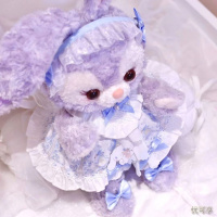 [新品直营]星黛露公仔骨架兔子毛绒玩具史黛拉兔迪士尼玩偶娃娃七夕礼盒