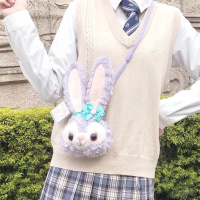 迪士尼星黛露包包lo娘Lolita卡通毛绒包日系JK包史黛拉零钱包斜挎