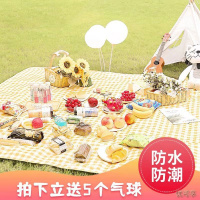 野餐垫户外防潮垫便携地垫春游坐垫防潮加厚户外用品野炊神器