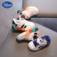 迪士尼(Disney)春秋男女宝宝学步鞋软底板鞋小童单鞋小白鞋防滑透气0-1-3岁半2