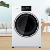松下XQG100-NAEW洗衣机10公斤全自动家用滚筒变频节能滚筒洗衣机