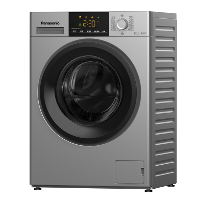 松下滚筒洗衣机10公斤全自动家用泡沫净洗脱一体 XQG100-N1MS