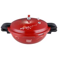 双喜微压锅22cm家用小型30KPa高压锅燃气电磁炉通用煲汤压力锅 SXCY-22F01中国结