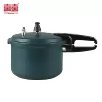 双喜不粘高压锅18cm 3L家用小型迷你燃气电磁炉通用加厚防爆压力锅 CY-18LFLT01E/18CM绿色