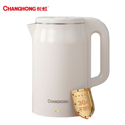 长虹(CHANGHONG) 保温款1.8L烧水壶家用烧水壶电热水壶不锈钢保温一体电水壶酒店开水壶