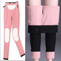女冬外穿护腰护膝蚕丝棉裤保暖加绒加厚打底裤东北抗寒大码铅笔裤
