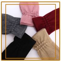 秋冬新款单女羊绒羊毛手套五指百搭开车保暖防寒骑行分指薄款韩版