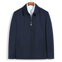 中年男士外套春秋季休闲上衣男爸爸夹克薄款男装外套中老人年衣服