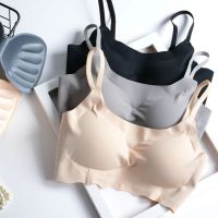 无痕运动内衣女无钢圈薄款聚拢美背文胸女士裹胸背心睡眠胸罩